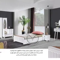 ،تخت خواب یک نفره تختخواب یکنفره شرکتی karenنوجوان|تخت و سرویس خواب|چهاردانگه (تهران), |دیوار