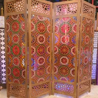 پاراوان دست ساز پارتیشن طرح شیشه رنگی|صنایع دستی و سایر لوازم تزئینی|تبریز, |دیوار