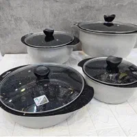 سرویس قابلمه ۸ پارچه فیلون چدن دسته پروانه ای|ظروف پخت‌وپز|تهران, افسریه جنوبی|دیوار