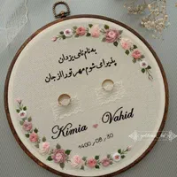قاب دیوارکوب گلدوزی|تابلو، نقاشی، عکس|تهران, اسفندیاری|دیوار