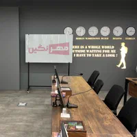 تخته وایت برد شیشه ای ۹۰×۱۵۰ رنگی گلسبرد m5566