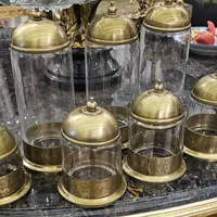 ۷ عدد پا سماوری با جنس برنج