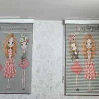 پرده دو مکانیزم اتاق کودک|پرده، رانر، رومیزی|تهران, دریاچه شهدای خلیج فارس|دیوار