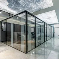 پارتیشن شیشه ای بدون سوراخ کاری|دفتر کار|کرج, گوهردشت|دیوار