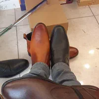 کفش نیم بوت مدل کروماکی چرم گاوی مردانه کفش آتا|کیف، کفش، کمربند|مشهد, شهید مطهری|دیوار