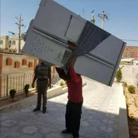 کارگر حمل اثاثیه منزل و تخلیه بار و یخچال ساید