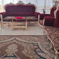 مبلمان سلطنتی مخصوص جهیزیه+میزناهارخوری|مبلمان خانگی و میز عسلی|خمینی‌شهر, |دیوار
