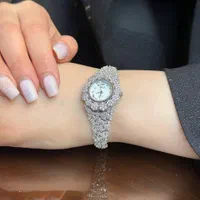 ساعت جواهری نقره مدل دنیز شیک خانومانه۰۰۱۰۲|بدلیجات|تبریز, |دیوار