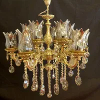 لوستر برنز ۳ماهه به قیمت کارگاه|لوستر و چراغ آویز|قم, سراجه|دیوار