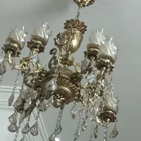لوستر 8شاخه برنجی