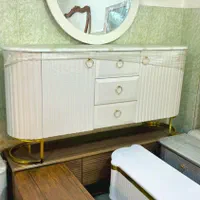 اینه کنسول اینه و کنسول میز تلویزیون جلومبلی پارلا|بوفه، ویترین، کنسول|تبریز, |دیوار