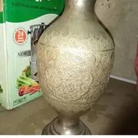 فروش یک عدد سماور نیکلای اصل و یک عدد گلدان|کلکسیون اشیاء عتیقه|جویبار, |دیوار