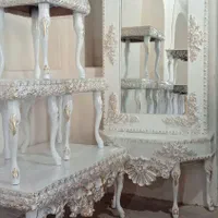 آینه کنسول و گل میز ست همدیگه از کارگاه تولیدی|آینه|شیراز, سیاه سنگ|دیوار