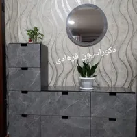 کابینت،کمد دیواری،تخت،تی وی وال‌،دکورکاغذ دیواری|خدمات پیشه و مهارت|رشت, نظری|دیوار