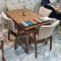 میز ناهارخوری نهارخوری پیچک راش شرکتی|میز و صندلی غذاخوری|کرمانشاه, |دیوار