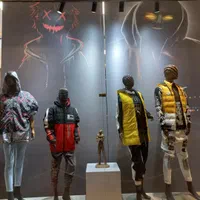 پرده رولی تصویری فروشگاه پوشاک کد۴۱۱