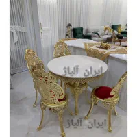 ناهارخوری میزناهارخوری برنجی کنارسالنی|میز و صندلی غذاخوری|مشهد, طلاب|دیوار