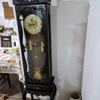 ساعت ایستاده چوب