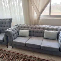 مبلمان راحتی به همراه میز ناهارخوری ۶ نفره|مبلمان خانگی و میز عسلی|تهران, آرارات|دیوار