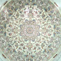 قالی دایره به قطر۲ متر رج ۵۰ نقشه خطیبی تبریز