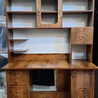 میز تحریر کتابخانه دار نما وکیوم|میز تحریر و کامپیوتر|کاشان, |دیوار