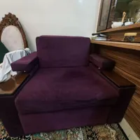 ۱ عدد تختخواب تاشو  به رنگ بنفش|تخت و سرویس خواب|تهران, ائمه اطهار|دیوار