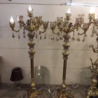 کنار سالنی جدید طلایی لوستر