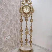 ساعت ایستاده کنارسالنی برنجی آلیاژی تولید اصفهان|ساعت دیواری و تزئینی|مشهد, طلاب|دیوار