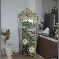 بوفه و اینه شعمدان برنزی|بوفه، ویترین، کنسول|مراغه, |دیوار