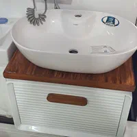 روشویی کابینتی دو رنگ|لوازم سرویس بهداشتی|همدان, |دیوار