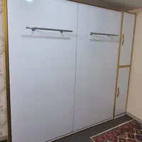تخت تاشو به همراه کمددیواری|تخت و سرویس خواب|قم, کلهری|دیوار