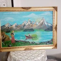 صنایع دستی. تابلو نقاشی(تالاب)|تابلو، نقاشی، عکس|شاهین‌شهر, شهرک پردیس|دیوار