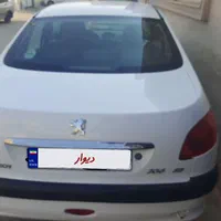 پژو 206 صندوقدار سفید TU5 کارکرد 46000