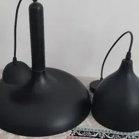 لوستر فلزی مشکی|لوستر و چراغ آویز|نیشابور, هفده شهریور|دیوار