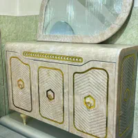 اینه کنسول اینه و کنسول میز تلویزیون جلومبلی پارلا|بوفه، ویترین، کنسول|تبریز, |دیوار