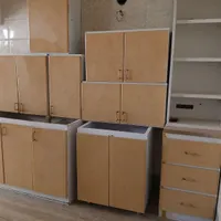 کابینت آشپزخانه فلزی بالا و پایین سالم و در حد نو|مصالح و تجهیزات ساختمان|کاشان, درب اصفهان|دیوار