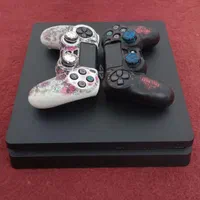 ps4 اسلیم یک ترابایت دو دسته اکانتی