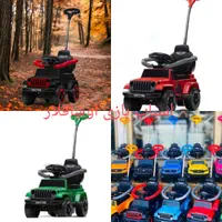 ماشین کودک دسته دار موزیکال و چراغ دار نو و آکبند