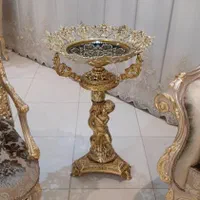 کنار سالنی کنارسالنی میوه گنجه میزتلویزیون برنجی|صنایع دستی و سایر لوازم تزئینی|مشهد, طلاب|دیوار