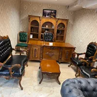 مبلمان کلاسیک اداری/مبل پوستماری میزچوبی اداری|دفتر کار|تهران, شهرک ولیعصر جنوبی|دیوار