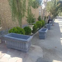 گلدان بتنی مستطیل بتنی سنگین شهری خیابان پارکینگ|مصالح و تجهیزات ساختمان|تهران, شهر‌زیبا|دیوار