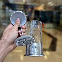 فرنچ پرس استیل دمنوش ساز قهوه ساز فوم سازشیرنسکافه|قوری، کتری، قهوه‌ساز دستی|تهران, فلسطین (میدان انقلاب)|دیوار