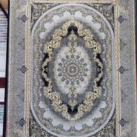فرش مدل مارن نقره ای+ارمغان+نگین