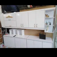 کابینت فلزی درب چوبی3متر آماده(ارتفاع 60و80)|مصالح و تجهیزات ساختمان|خرمشهر, |دیوار