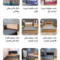 تخت خواب یک نفره/دو نفره/۲و۳ طبقه (نیک فرجام صنعت)|تخت و سرویس خواب|مشهد, سپاد|دیوار