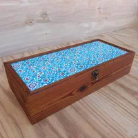 جعبه چوبی زعفران و دمنوش 38*17 مدل آریان|صنایع دستی و سایر لوازم تزئینی|تهران, شهرک استقلال|دیوار