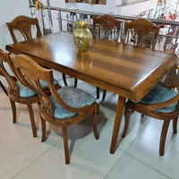 میز غذاخوری۲سرخم نهار خوری،میز غذا خوری،نهارخوری 1|میز و صندلی غذاخوری|ارومیه, |دیوار