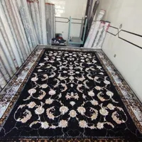 فرش طلاکوب مشکی