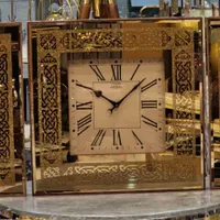 ساعت دیواری اینه ای اسیدی مدل زنجیراه ای