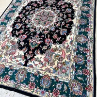 فرش دستباف جفت ۶متر ابریشم طرح تبریز خطیبی اقساط|فرش|کرج, کلاک نو|دیوار